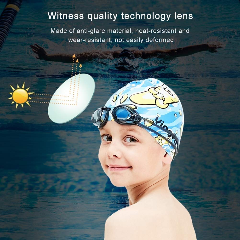Occhialini da Nuoto con Anti nebulizzazione e nasello Regolabile - Lenti a Specchio con Protezione UV per Bambini, Ragazzi, Uomini e Donne(3-Pack)