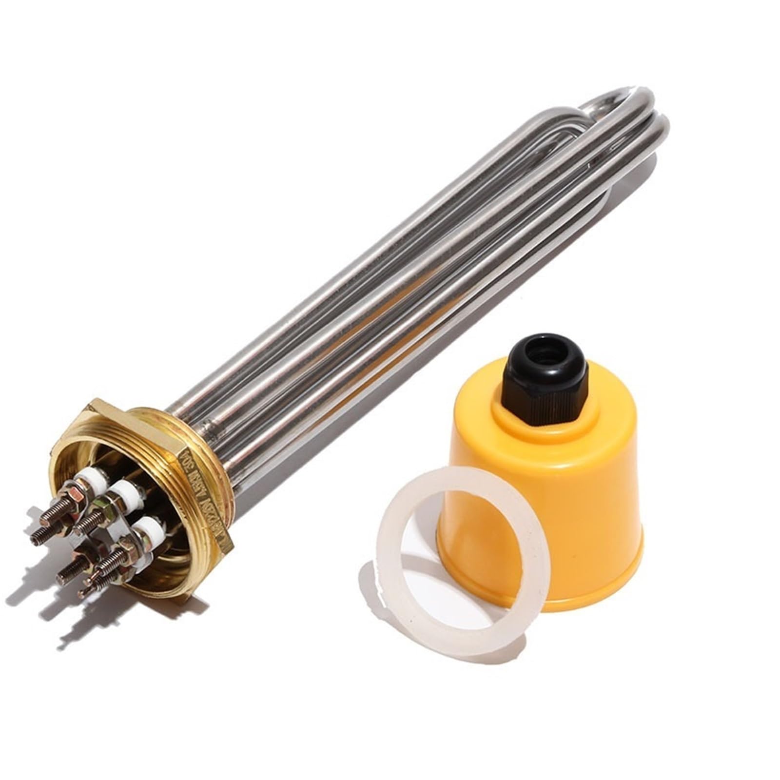 Zcxxdcx 295L 9Kw 201Ss Immersion Resistor Heating Element For Boiler Heater 220V 3Kw/4.5Kw/6Kw/9Kw/12Kw(295L 9Kw 201Ss)