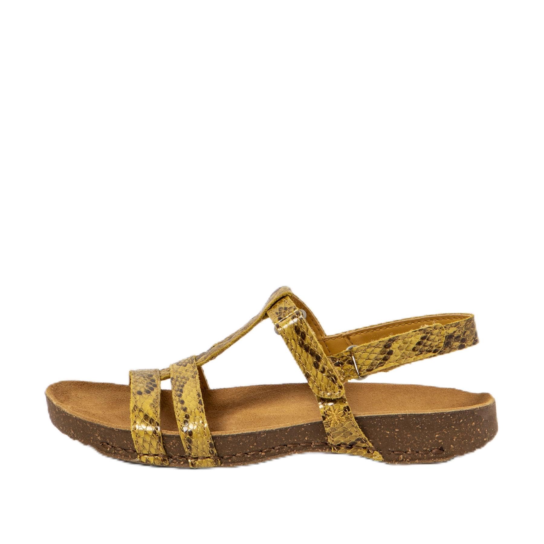 ART 0946 I Breathe, Women's Flat Sandals, Limon, 36 EU, Lemon, 4 UK