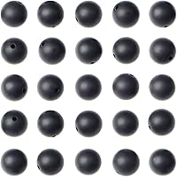 Vista 16 de AD Beads Cuentas sueltas redondas naturales de 0.315 pulgadas, 110 piezas, para hacer 108 cuentas de oración Mala, collar, pulsera y meditación