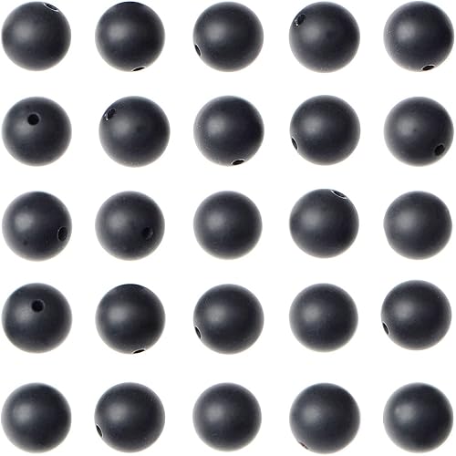 Miniatura 1 de AD Beads Cuentas sueltas redondas naturales de 0.315 pulgadas, 110 piezas, para hacer 108 cuentas de oración Mala, collar, pulsera y meditación de