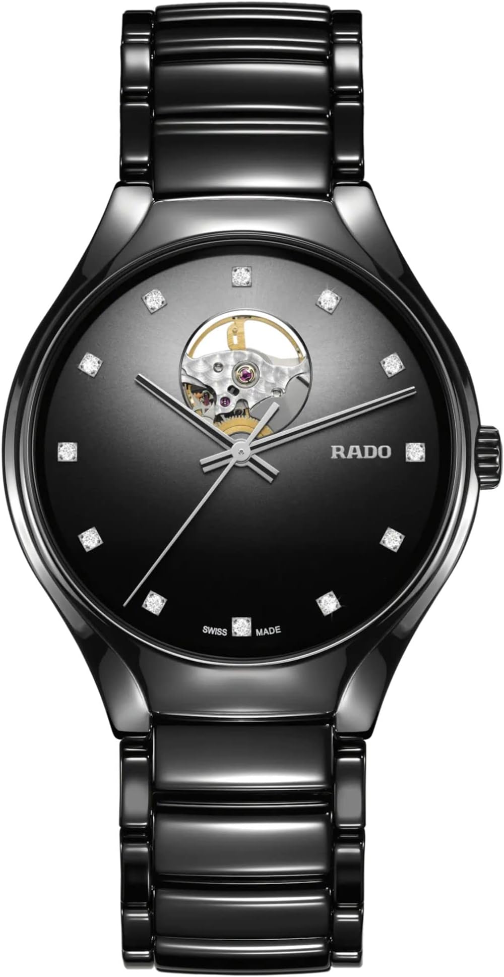 True Secret Swiss Automatic Watch, Black
