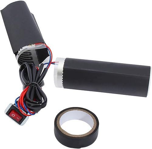 Miniatura 5 de Universal Motocicleta Moto ATV Motor, Empuñaduras Calefaccionadas para Manillar Calentador Mano Caliente Grip Insertos Almohadillas Calentador de