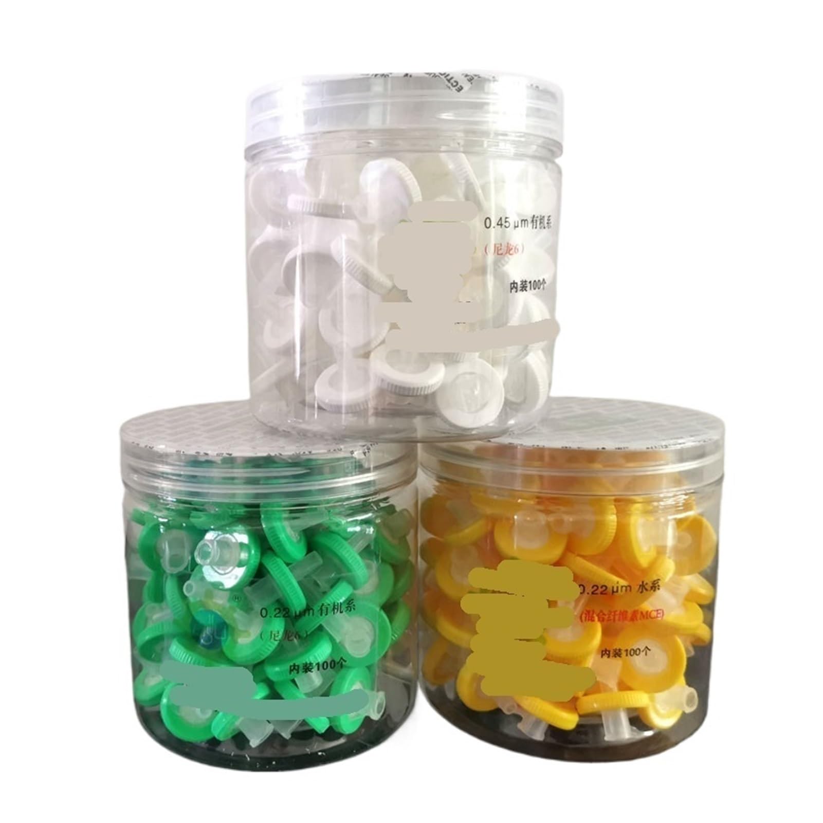 Filtr do strzykawki 100 sztuk/partia laboratoryjna 13 mm 25 mm jednorazowa igła filtr Aquo-system/system organiczny/PTFE 0,22/0,45um filtr membranowy strzykawki (13 mm 0,45 um MCE)