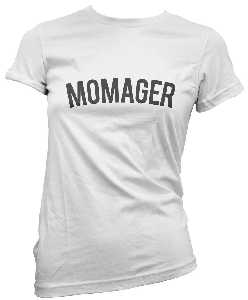 Hotscamp Women's White Momager T-Shirt - 8