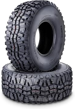 ROADGUIDER 2 24x11-10 ATV Rear Tire Set for 05-16 Kawasaki Mule 610 4x4