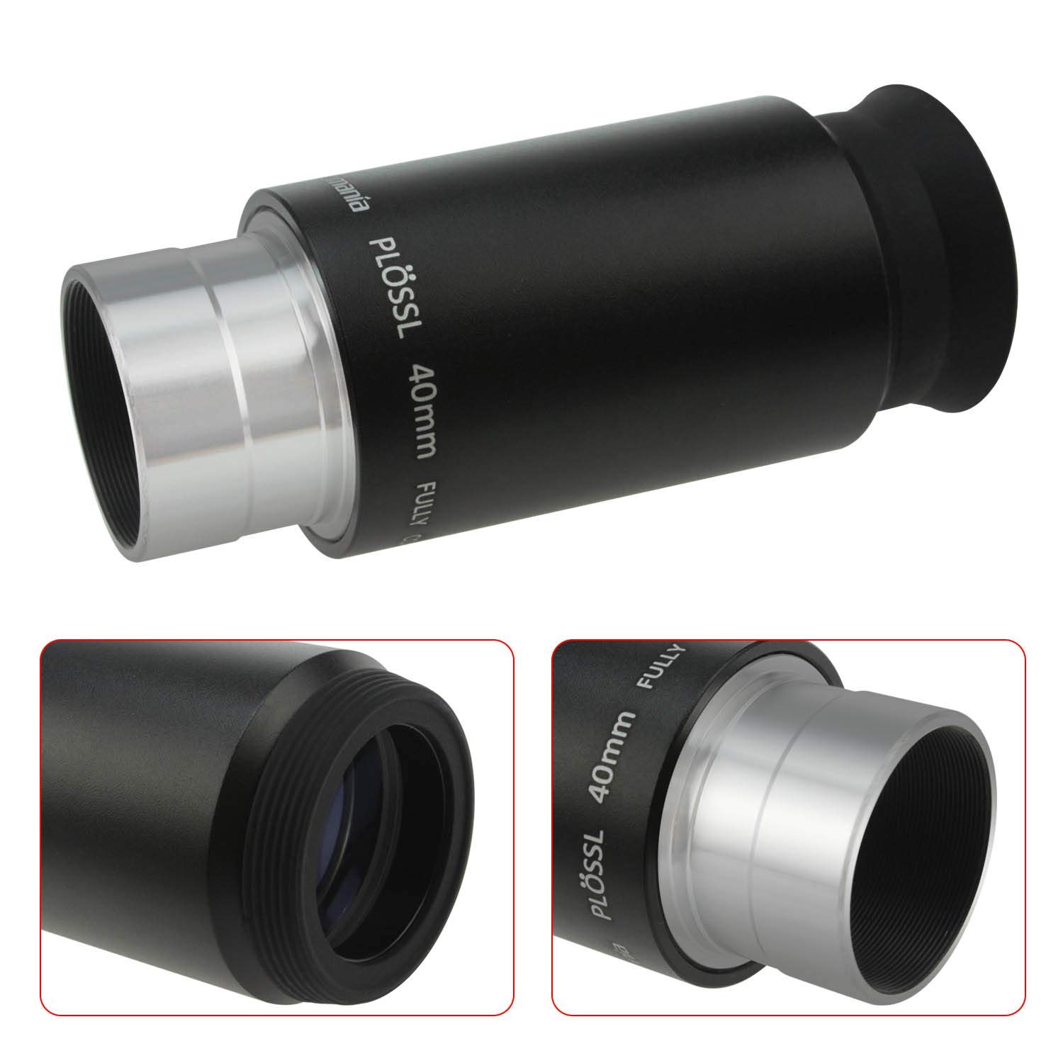 Astromania 1.25" 40mm Super Plossl Telescopio Ocular - La forma más económica de obtener una imagen nítida