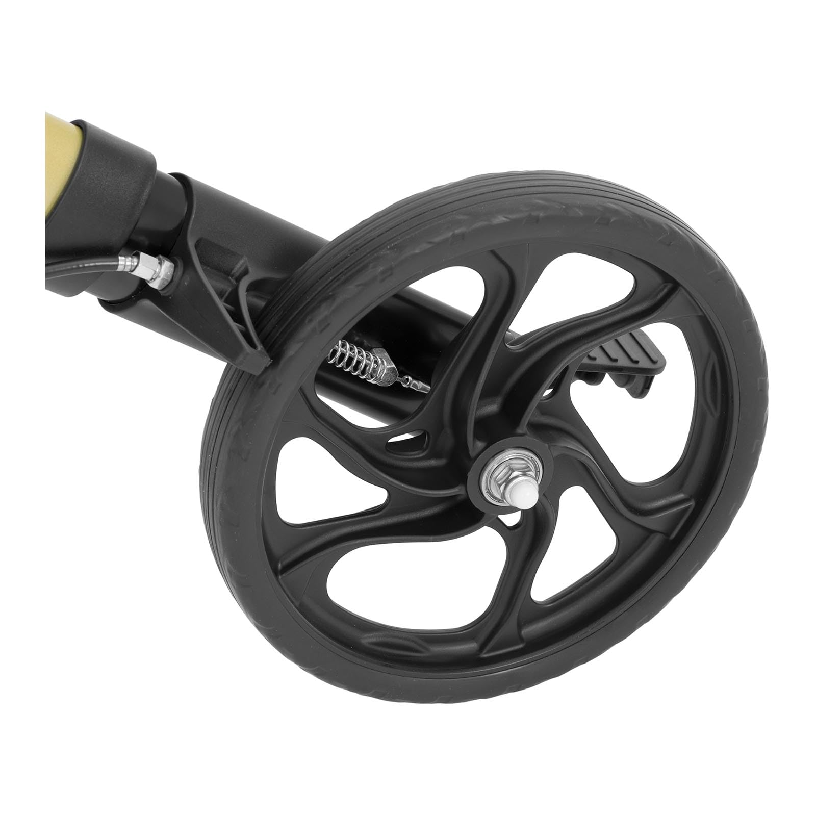 UNI_ROLL_05 F - Andador plegable (136 kg, 1050 – 1150 mm, ligero, con respaldo, asiento y soporte para bastón, carrito ligero