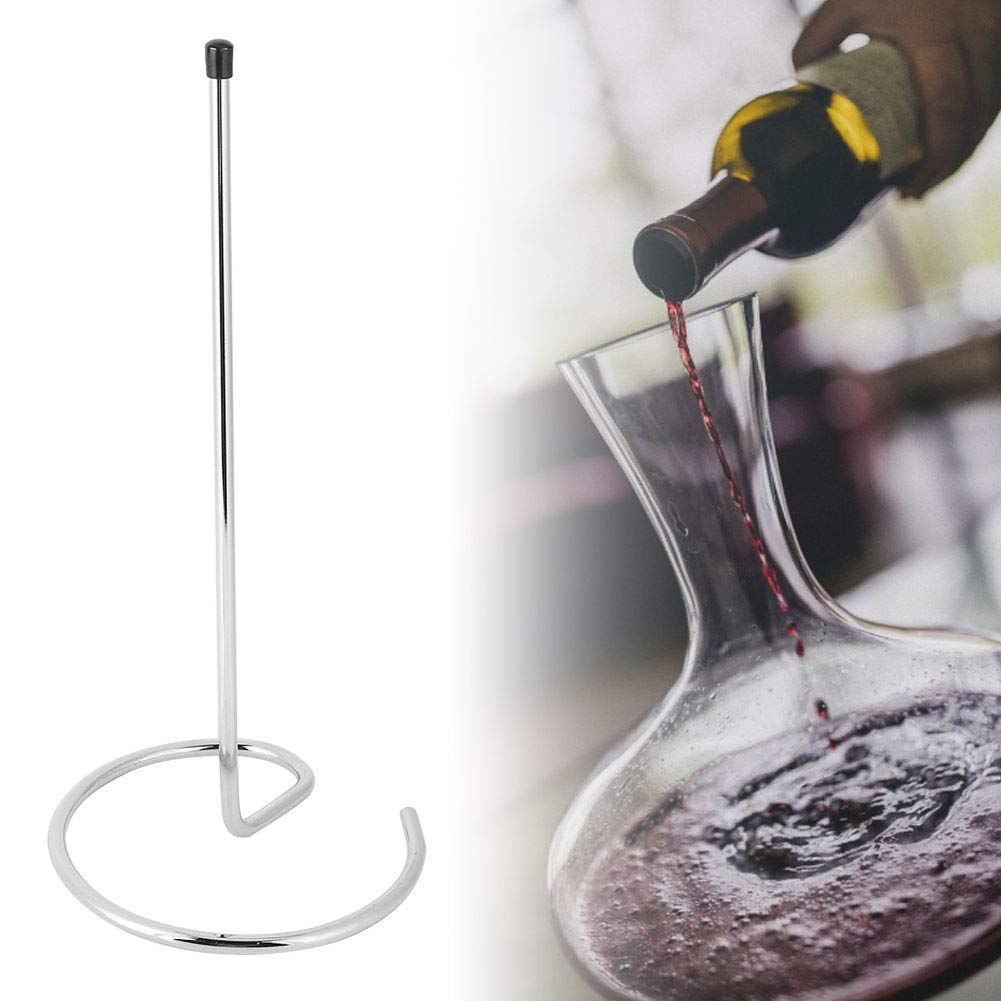 Support de support de carafe en acier inoxydable à l'envers vin rouge décantation support de séchage rapide accessoires d'outil de boisson sèche impeccable