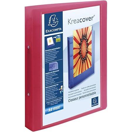 Protège-documents PP Semi Rigide Kreacover® Chromaline 120 Vues A4 Aleatoires X 5 Exacompta