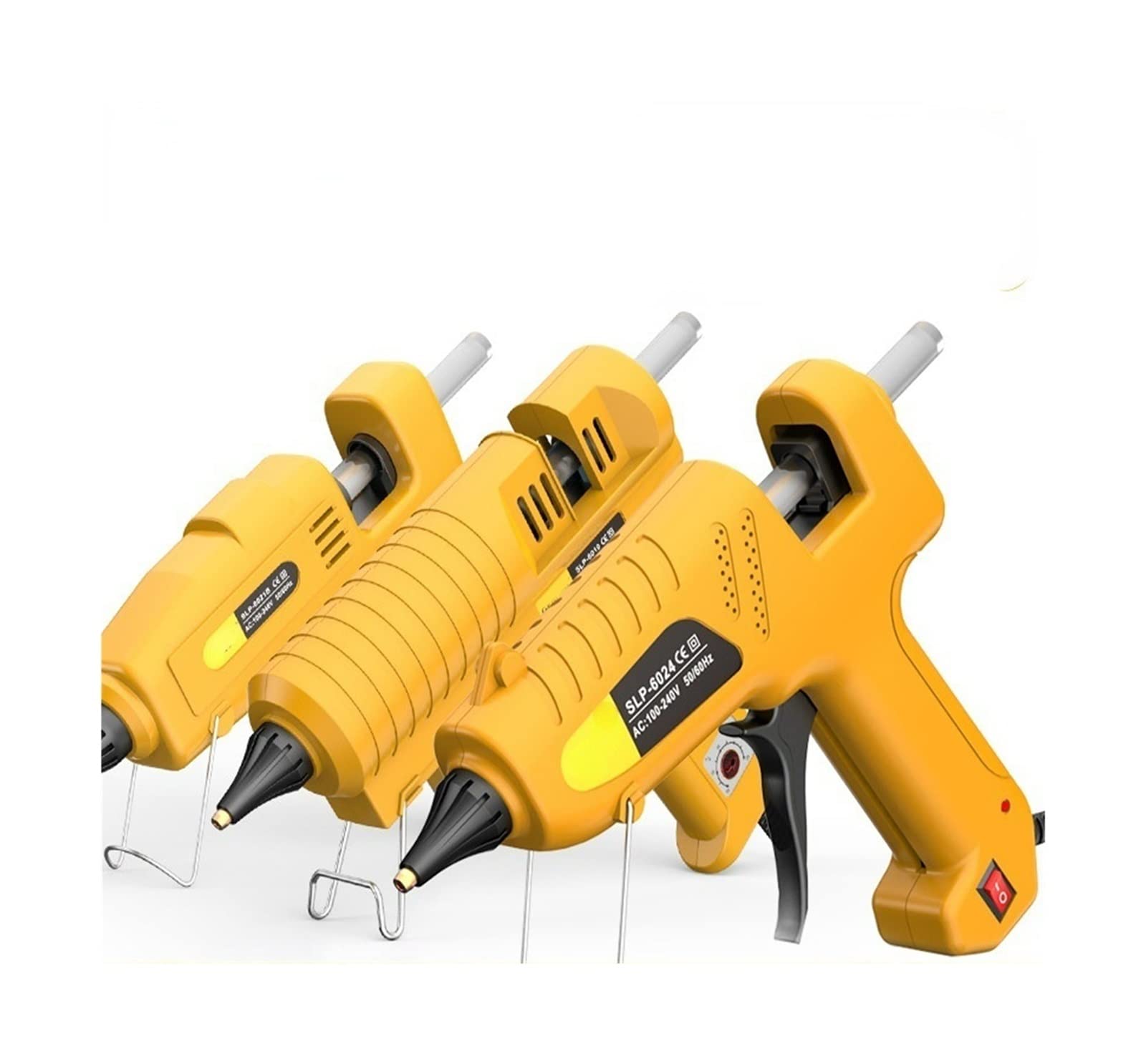 Profesjonalny pistolet do klejenia na gorąco miedziana dysza regulowana temperatura 11mm klej w sztyfcie narzędzia gospodarstwa domowego Szybkie Niezawodne Klejenie(Switch C)