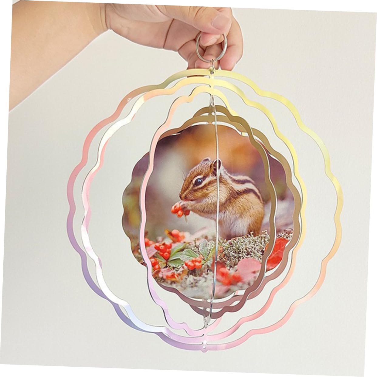 Abaodam 2Pcs Sublimation Blank Wind Spinner Blanks Wind Spinner Decor for Outdoor for Window and Party Decoration