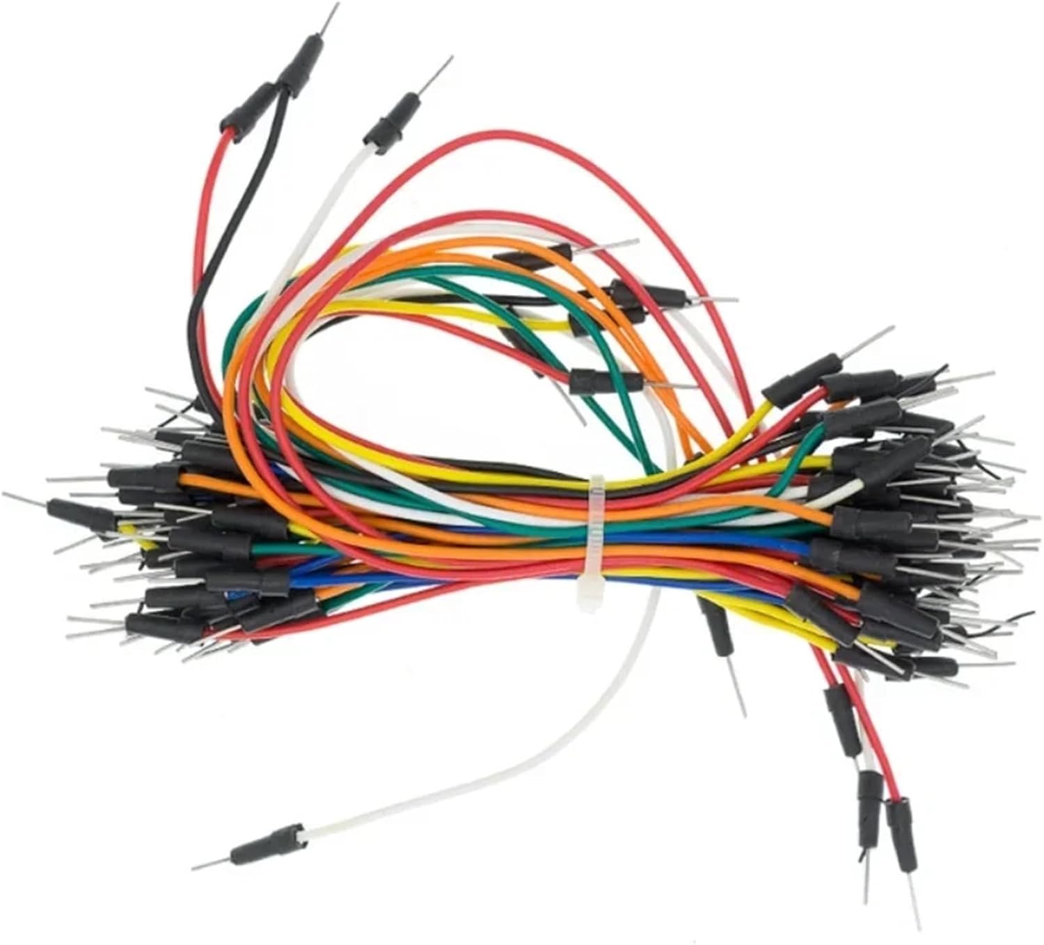 MB102 breadboard Black Power Module+830 Hole Large breadboard+65 Colorful Jumper breadline Set(65 Jumper Wires)