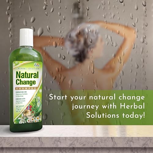 Miniatura 7 de Herbal Solutions Natural Change Green Shampoo - Champú con infusión de extractos de hierbas y vitaminas para nutrición profunda, enriquecido con