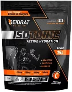 Isotonico Pouch 1kg Reidrat Hidroeletrolítico Rende 15lts Blueberry