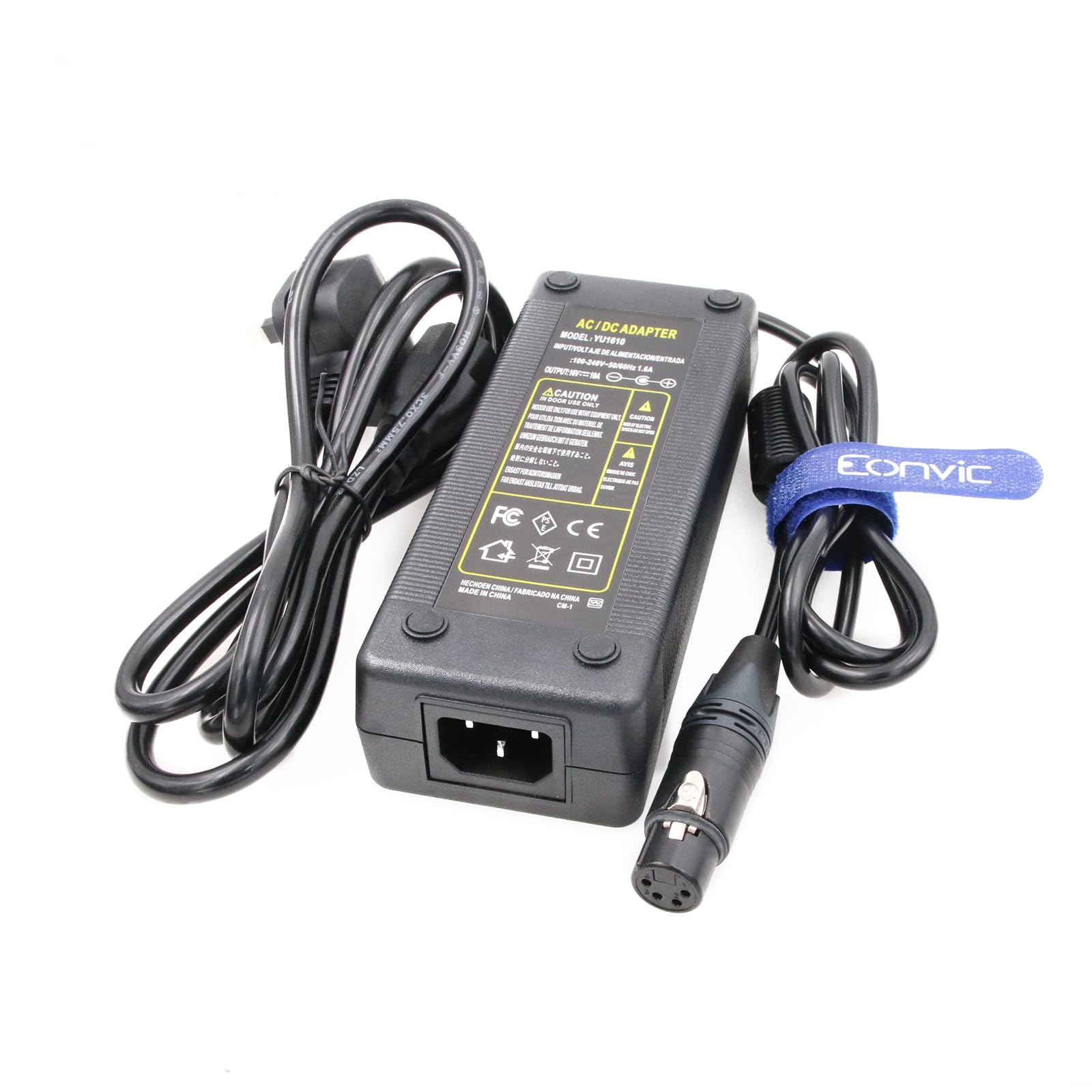 Eonvic製 XLR 4Pin AC/DC電源(16V 10A) Amazon | Eonvic Canon C500 Mark II C700 Sony F55 用 XLR 4Pin メス