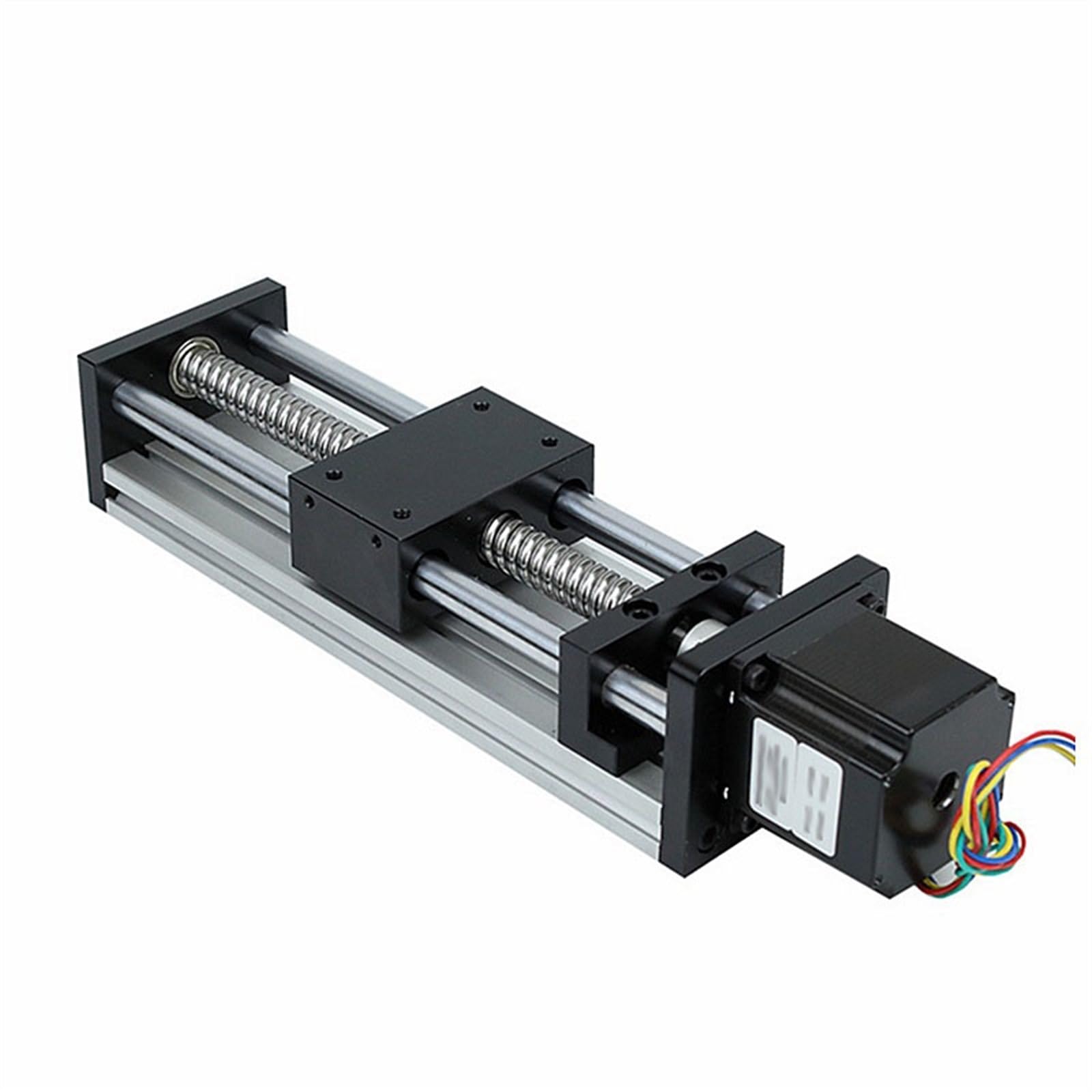 Mesa de riel de carrera eficaz con tornillo de bola 1204 con motor paso a paso Nema23, módulo de movimiento de guía lineal CNC, herramientas de bricolaje (700 mm)