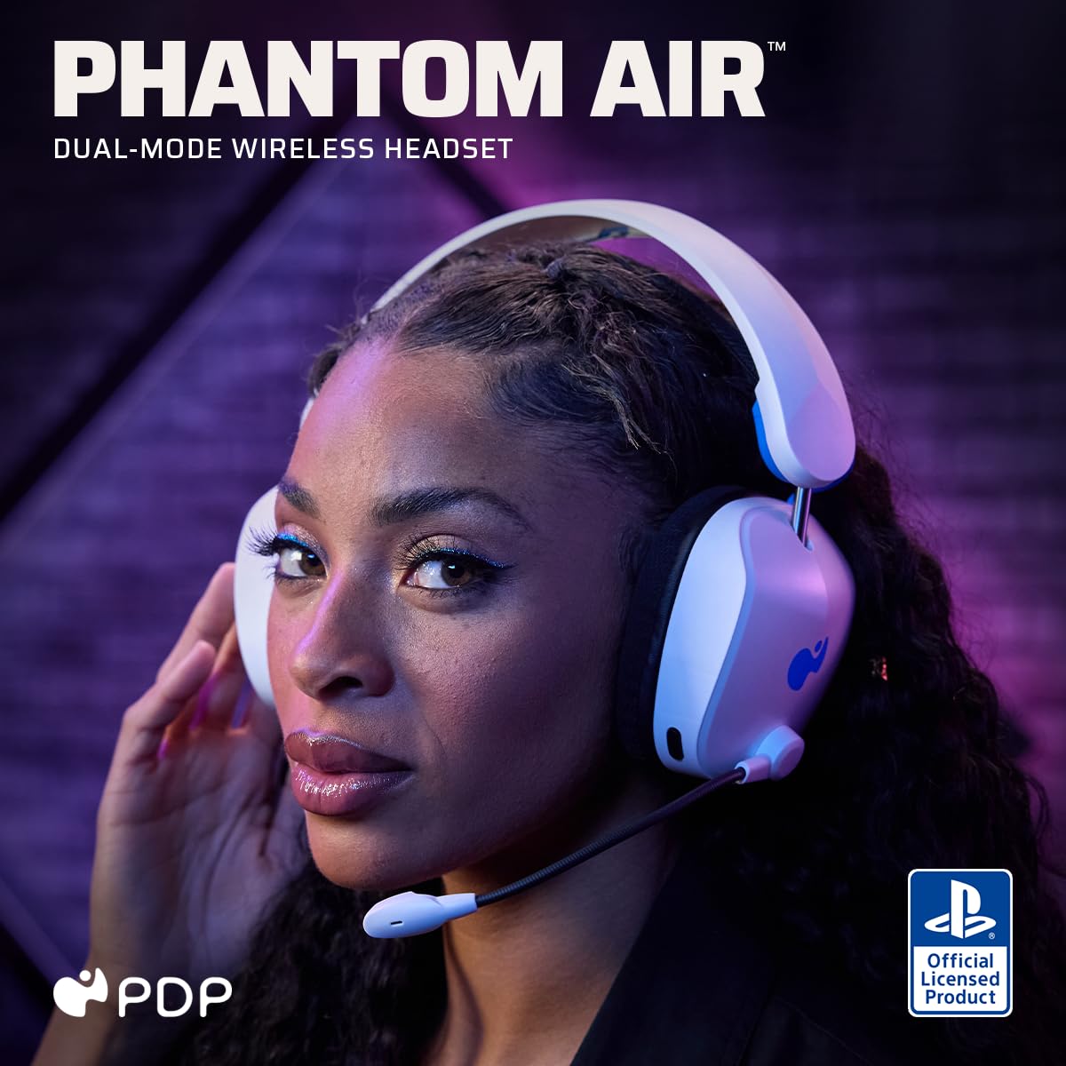 PDP PS5 PHANTOM WIRELESS HEADSET White
