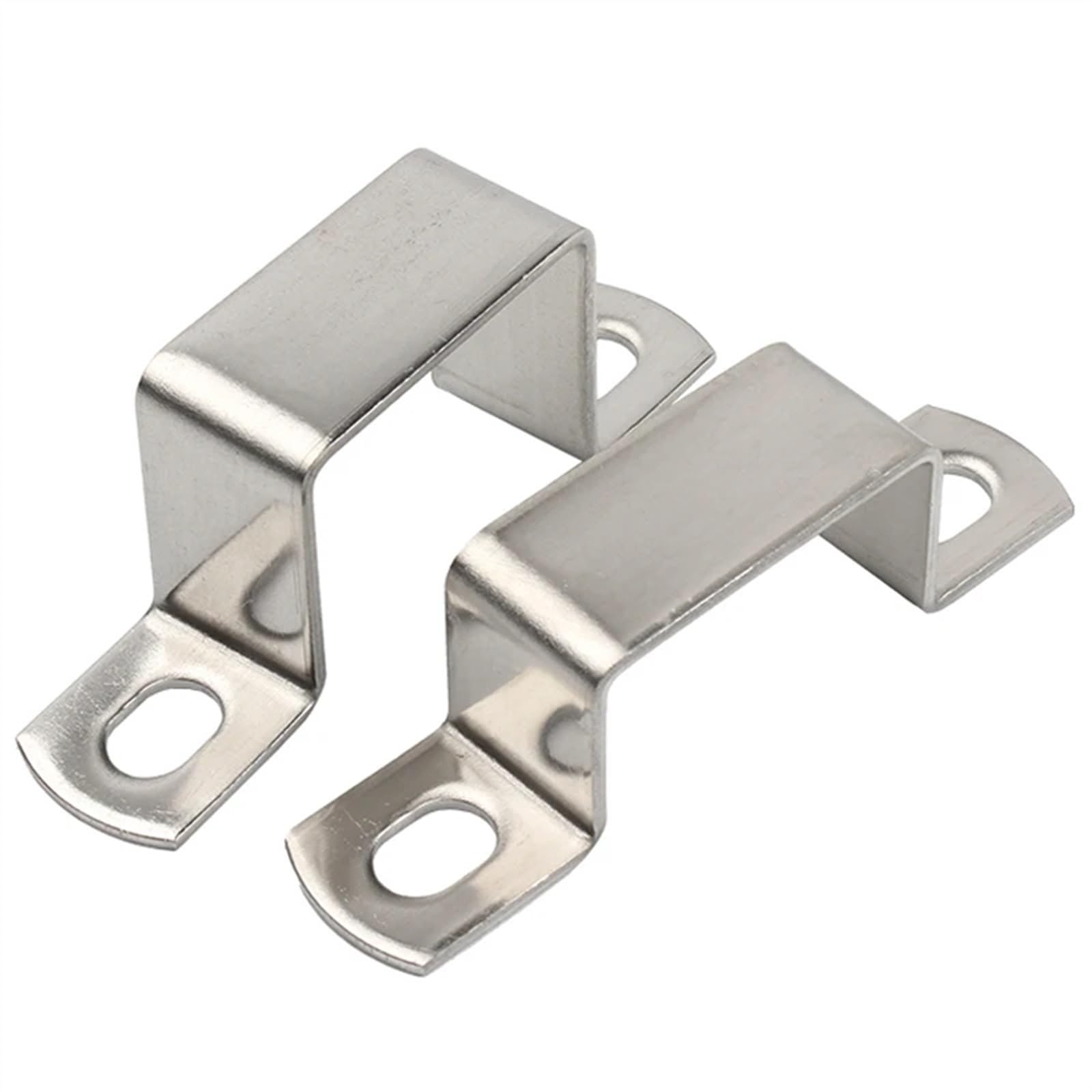 Rohrclips Rohrclips, U-Rohrschelle aus Edelstahl, verdickter quadratischer und rechteckiger M-förmiger U-förmiger Pferderückenrohr-Sattelclip, Schnalle, Kehlkopfreifenrohrkarte aus Edelstahl 304(95 x