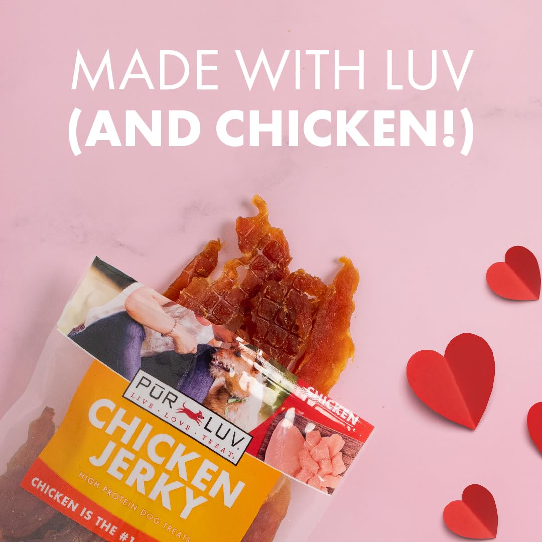 Pur Luv Real Chicken Jerky Dog Treats, Brown