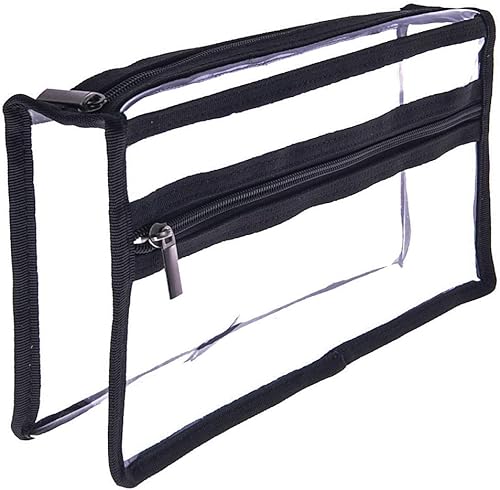 Bolsa de maquillaje de PVC transparente Bolsa de actor transparente Bolsa organizadora de cosméticos grande Bolsa de kits de maquillaje Bolsa de