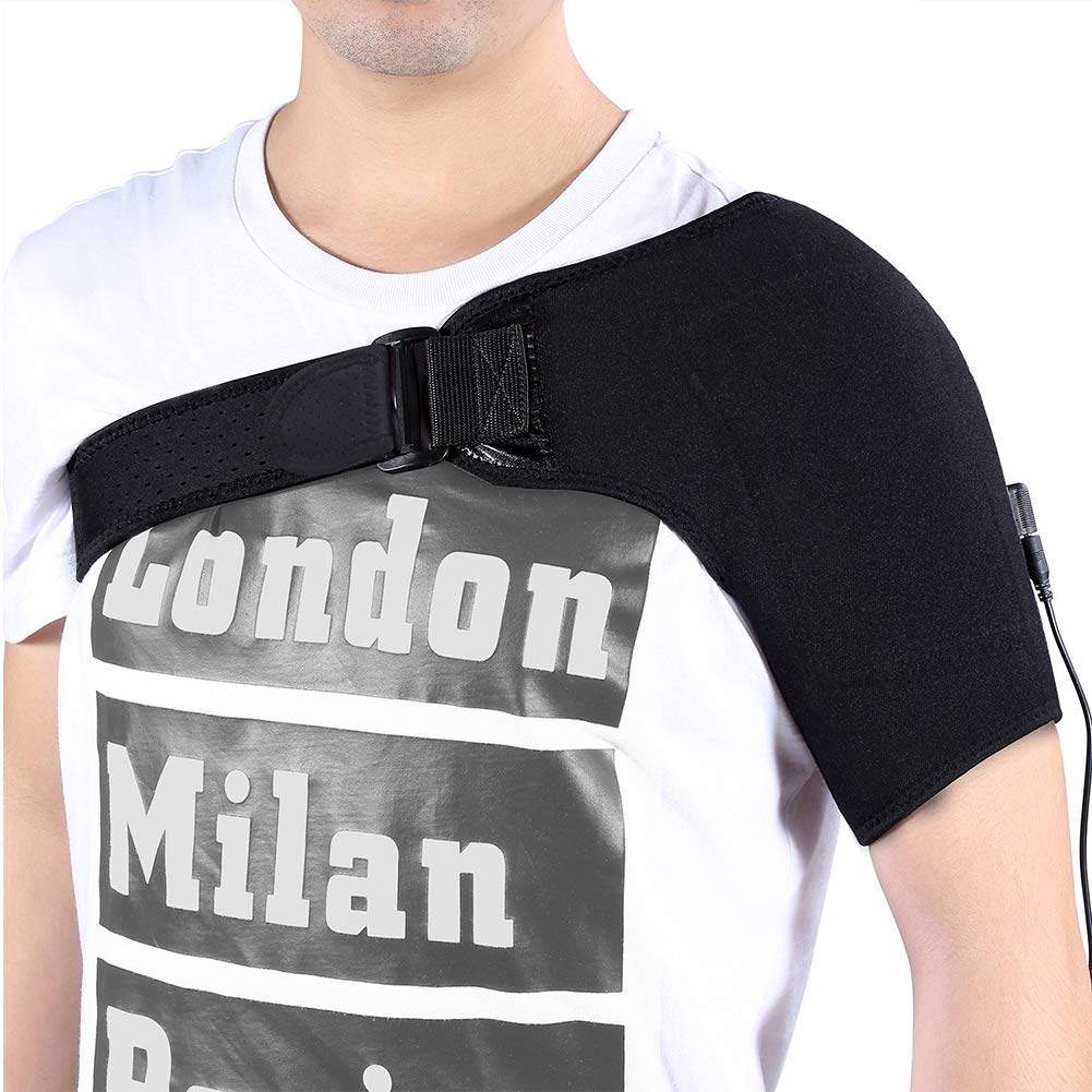 Buy Shoulder Heat Brace Adjustable Electric Shoulder Heating Pad with