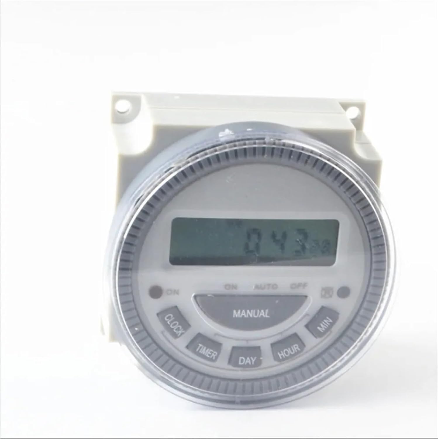 TM-619 Panel Mount Digital Programmable Timer Relay Switch with Dust Cover Panel Mounted Electrical Timer(AC 24V)