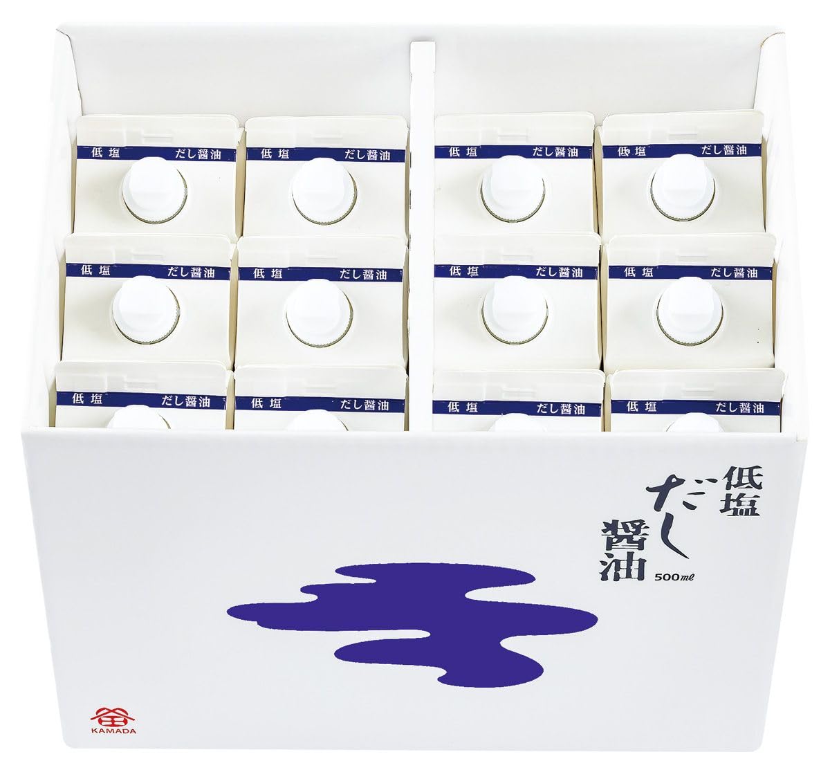 Amazon.co.jp: 鎌田醤油 低塩だし醤油500ml 12本入 : 食品・飲料・お酒