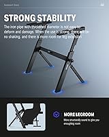 Vista 6 de Donner Piano de teclado teclado de piano de 61 teclas sensible a la fuerza y sonido superior teclado electrónico con soporte de música adaptador