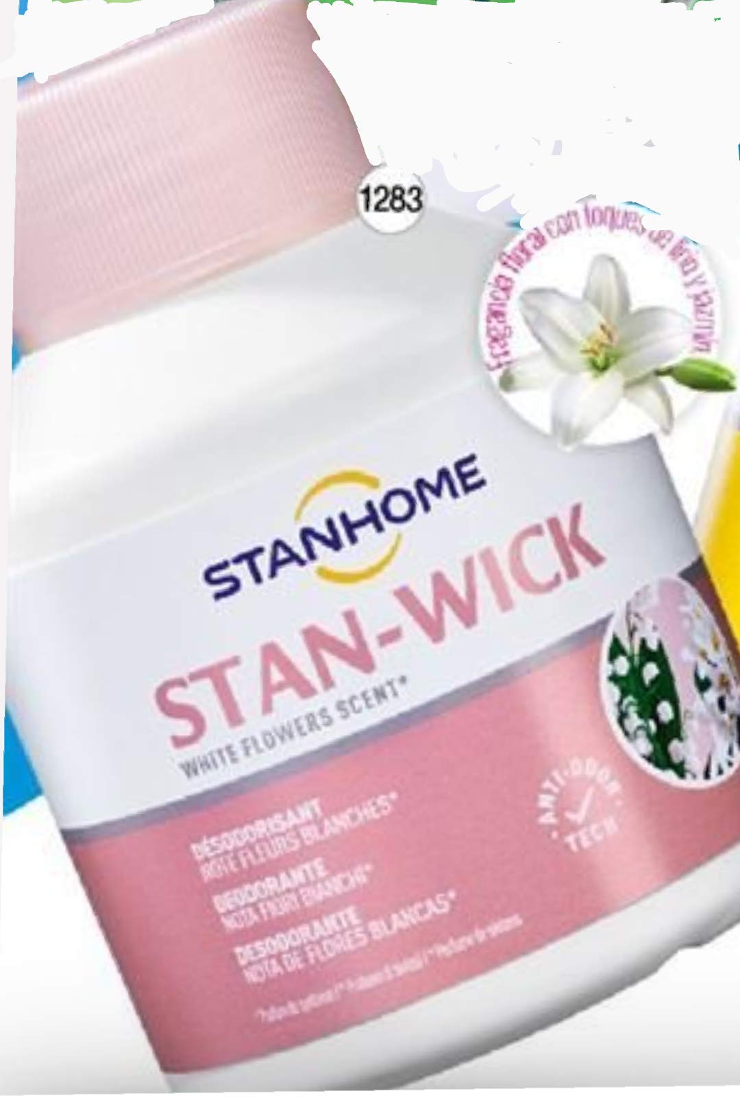 Stanhome Stan - Wick Cloud of Flowers Air Freshener, Flower Scent, Liquid, Passive Diffusion, Area Deodorizer, 250ml, 2-Pack