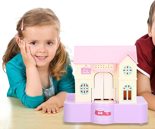 Miniatura 2 de Caja de ahorro de dinero, música, banco de dinero, villa, perro de la suerte, robando dinero, casa de perro, alcancía, iluminación, juguete de