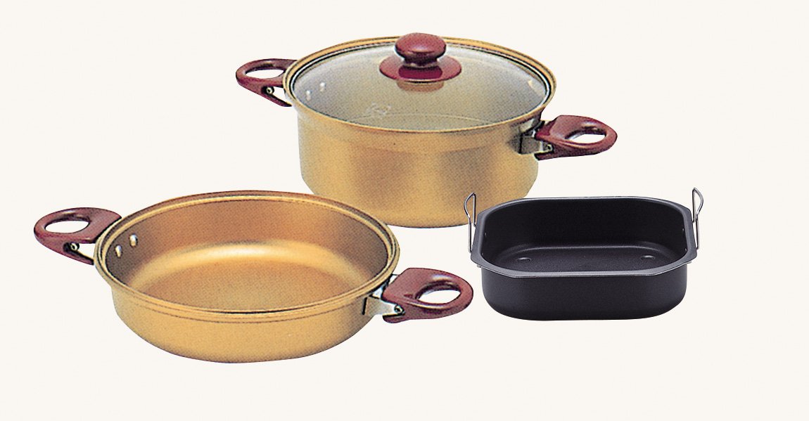 HOKUAオーブンスチーマー Amazon.co.jp: ニューオーブンスチーマー 24㎝ ガス火用 万能鍋 無水