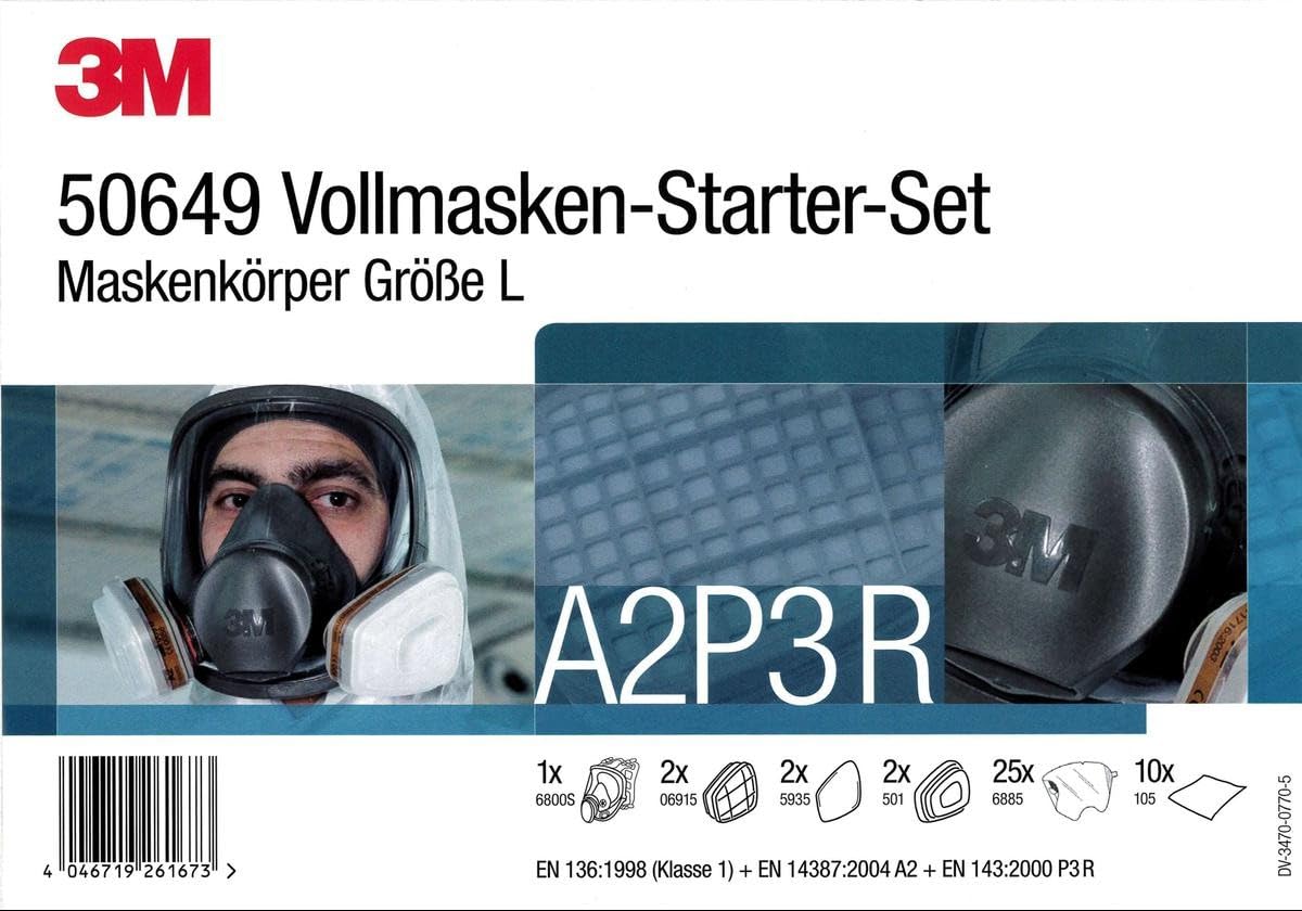 3M - Vollmasken-Starter-Set 50649 (Large)