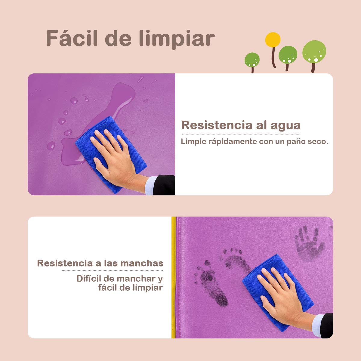 COSTWAY Juego de Bloques de Espuma Grandes para Niños Bloques de Construcción Juguetes Educativos para Bebé (Estilo 2)