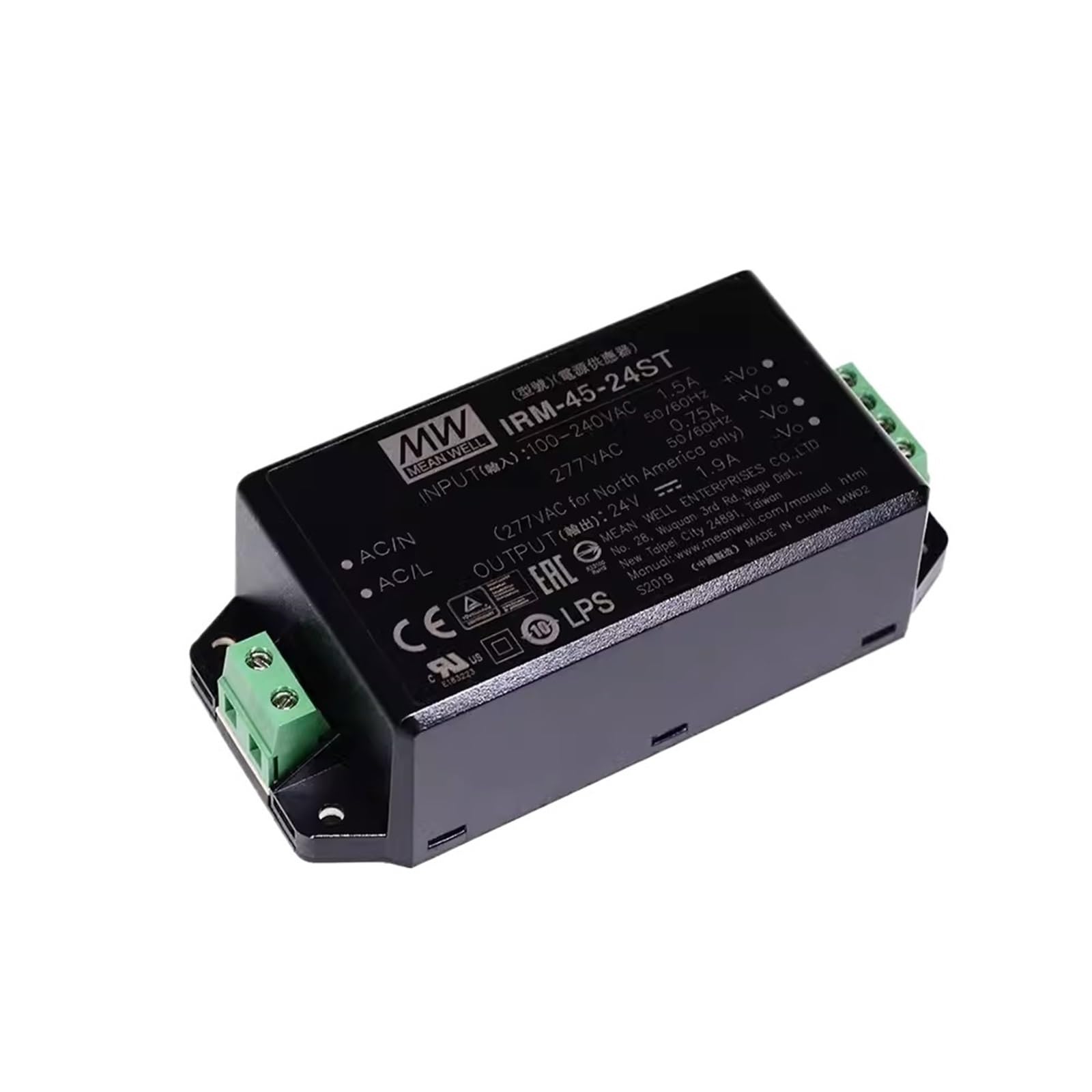IRM-45-5ST module de sortie unique alimentation à borne à vis pour intégration châssis - 5