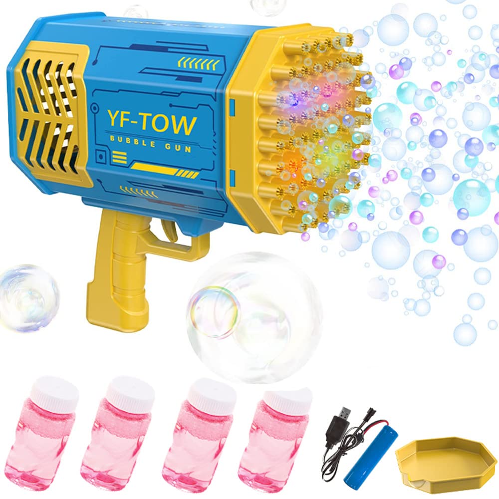 Buy Bubble Blaster YFTOW Rocket Launchers for Kids Bubble Gatling Gun