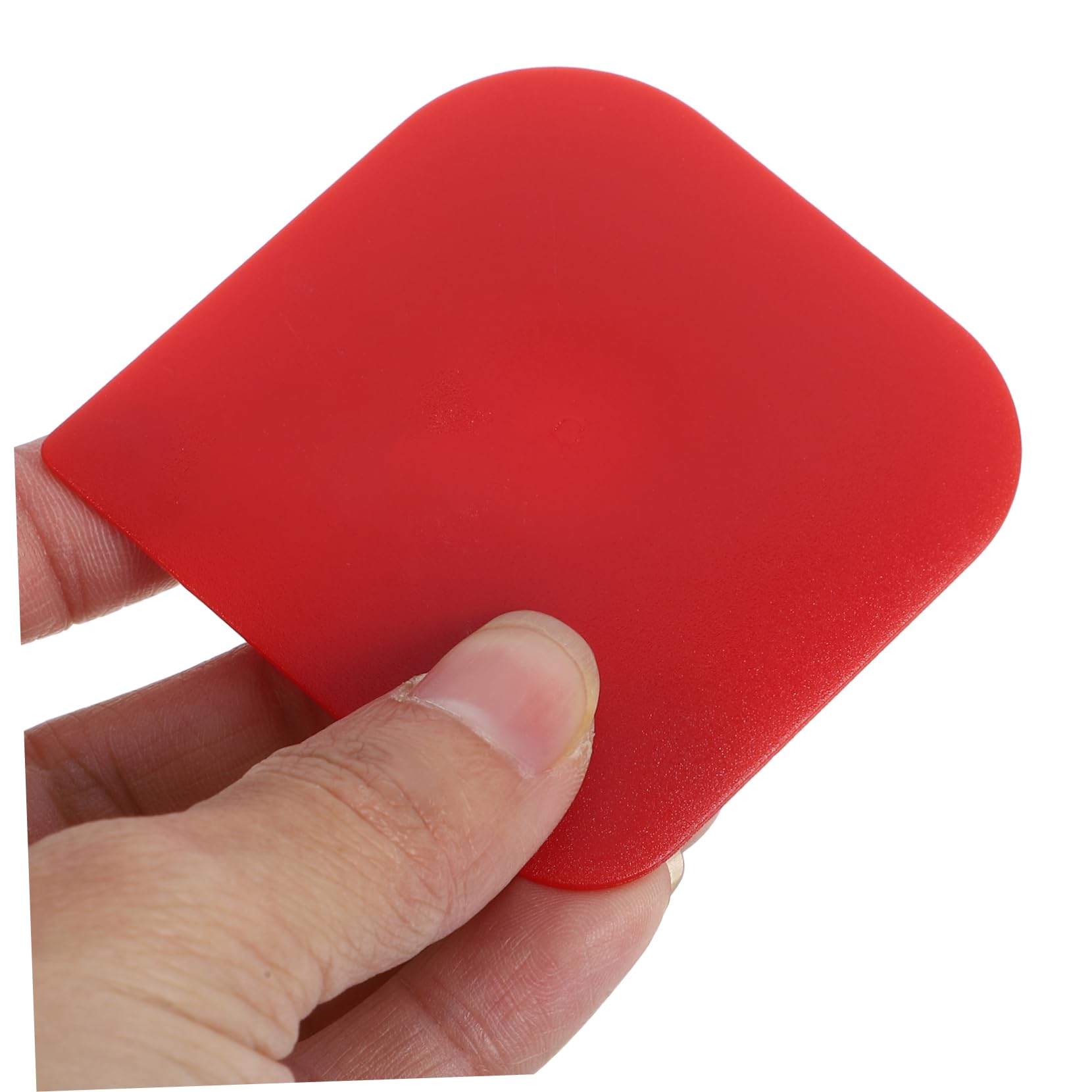 PRETYZOOM Reusable Kitchen Pot Scraper Non Scratch for Cast Pans Skillets Ergonomic Design Material Easy to Clean for Crevices and Corners