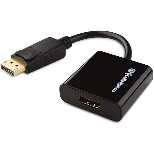 Cable Matters Active DisplayPort to HDMI Adapter (Active DP to HDMI Adapter) Supporting Eyefinity Technology and 4K Resolution