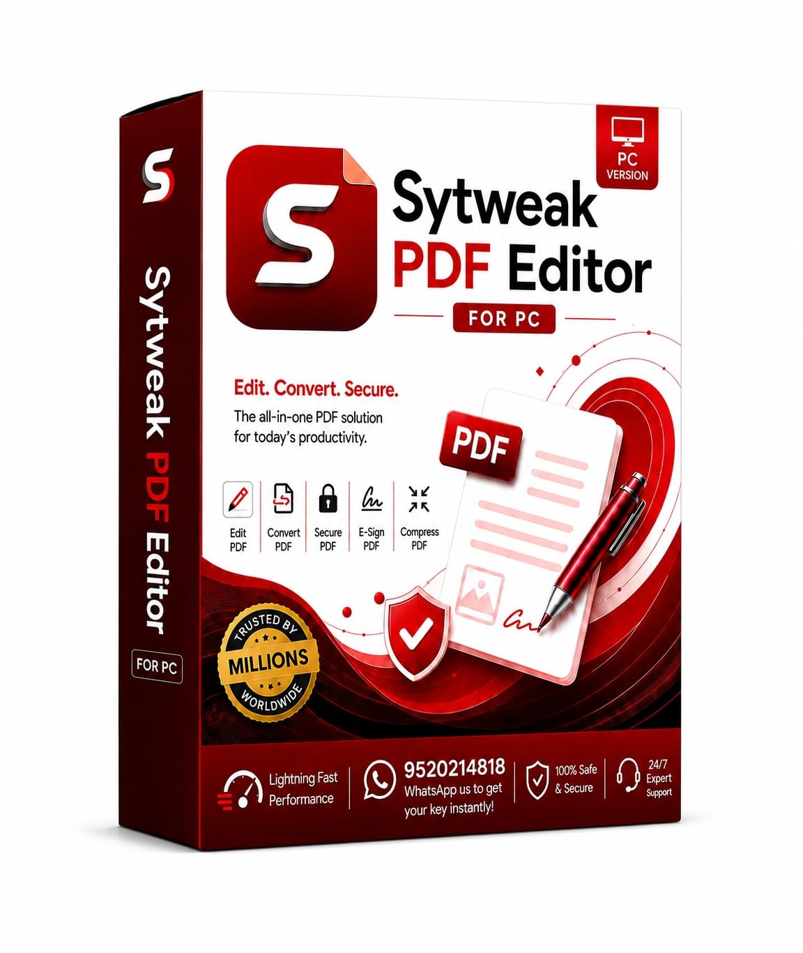 Sytweak PDF Editor Premium Win Application | Edit Text Images Pages Convert Merge Compress Secure and Share PDF Documents | PDF Editor for PC-image-26
