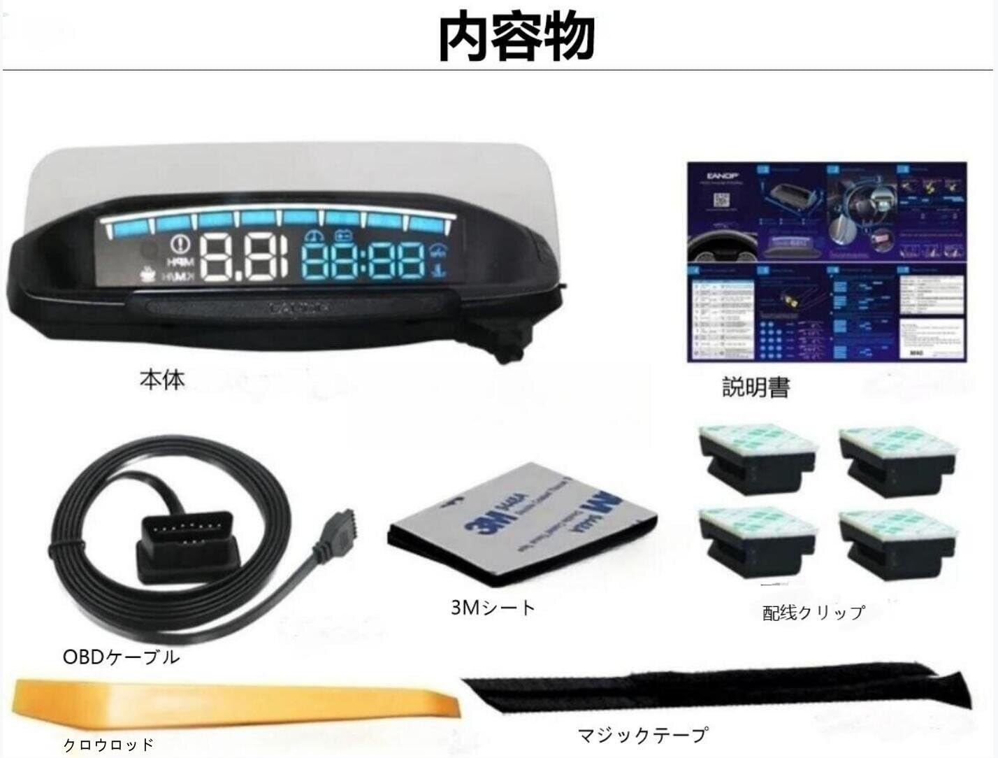 EANOP M40 HUD Package Contents