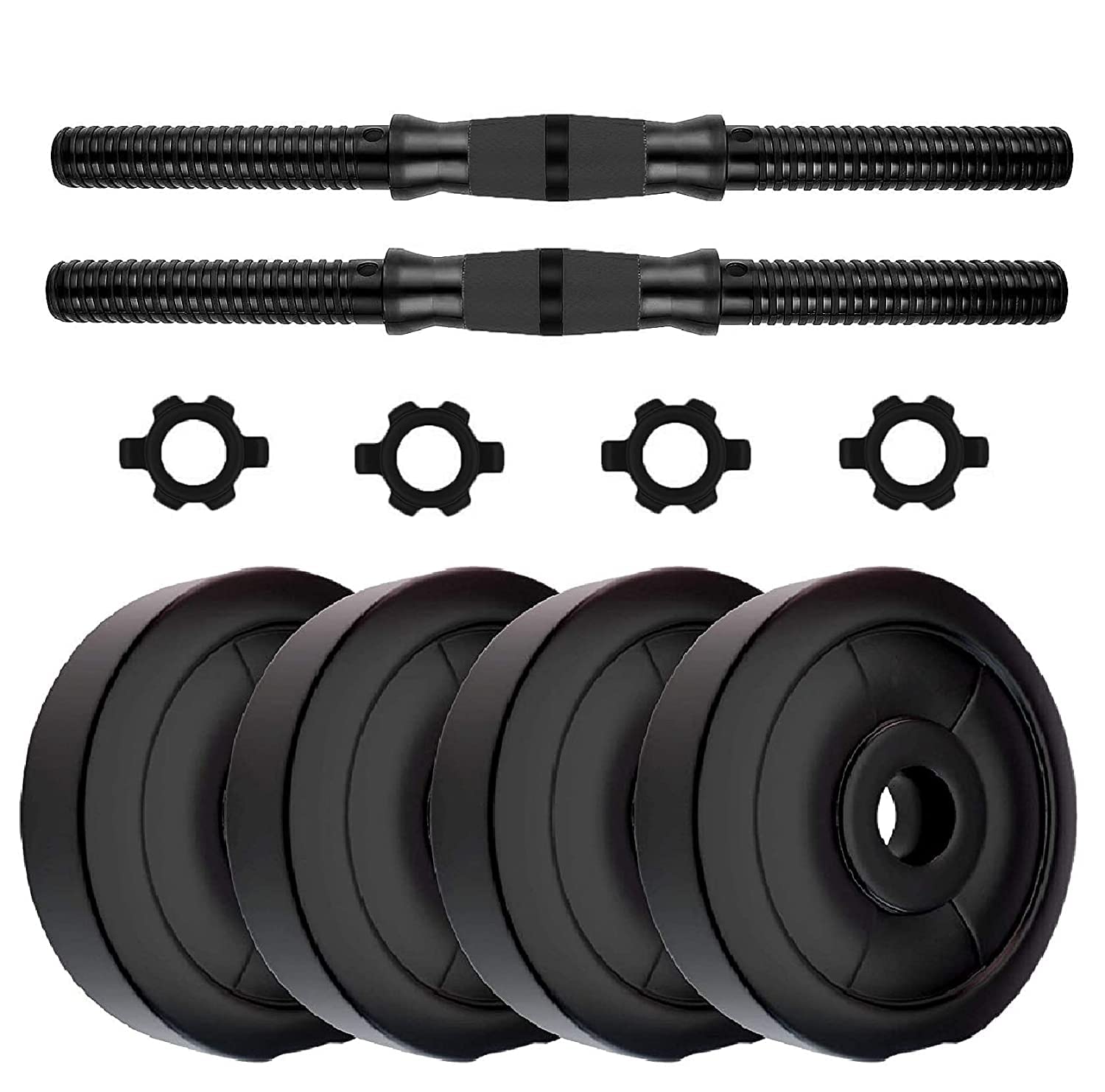 FIT & FITNESS Adjustable Dumbbells Set 4 Kg to 22 Kg with Pair of Dumbbell Rods and PVC Weight Plates (B09VKXVDDY) Amazon Price History, Amazon Price Tracker