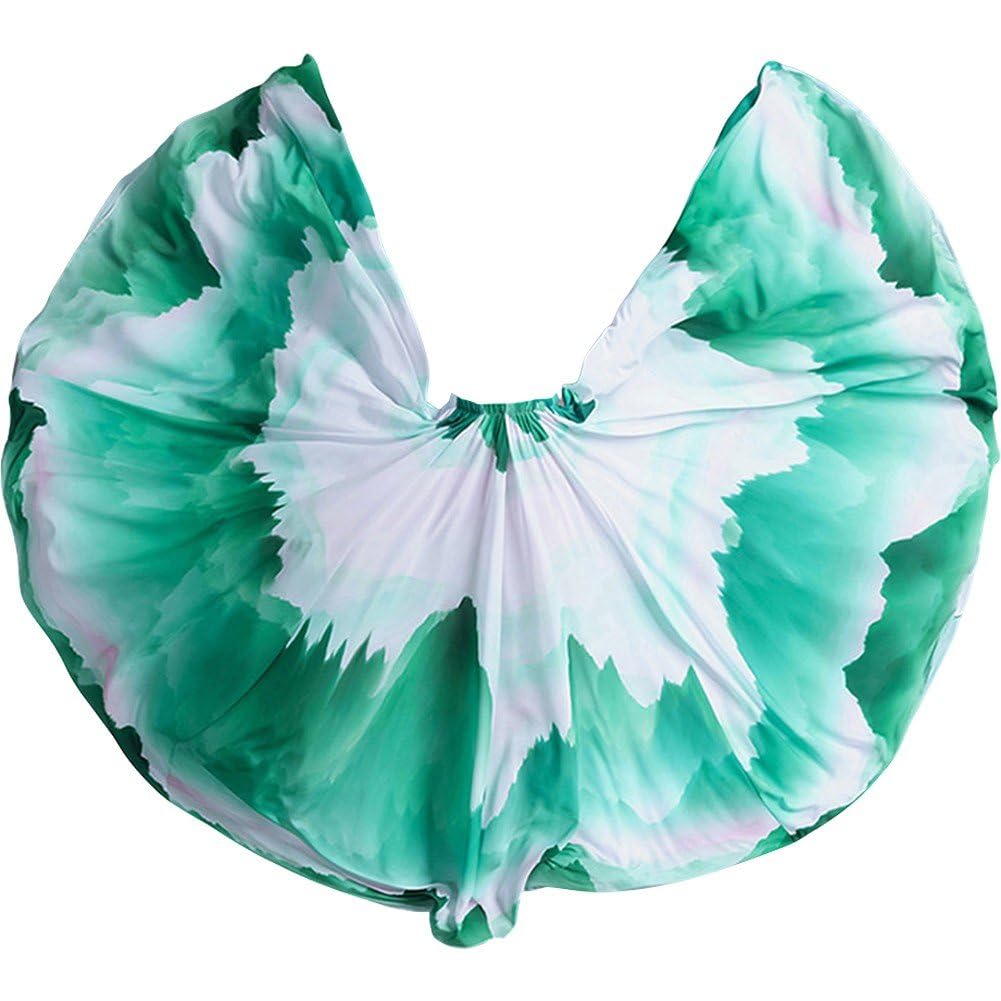 Falda De Baile De 720 Grados, Estilo Antiguo, De Gasa con Vuelo Grande, Larga, para Ballet, Clásica, Flamenca Y Española, para Salón De Baile.