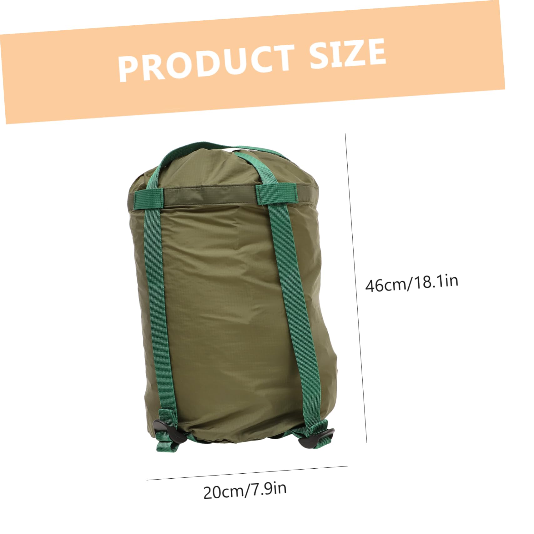 GOOHOCHY Travel Essential: Compact Drawstring Sleeping Bag Storage Pouch Camping Laundry Bag Quilt Compression for Outdoor Adventures Random