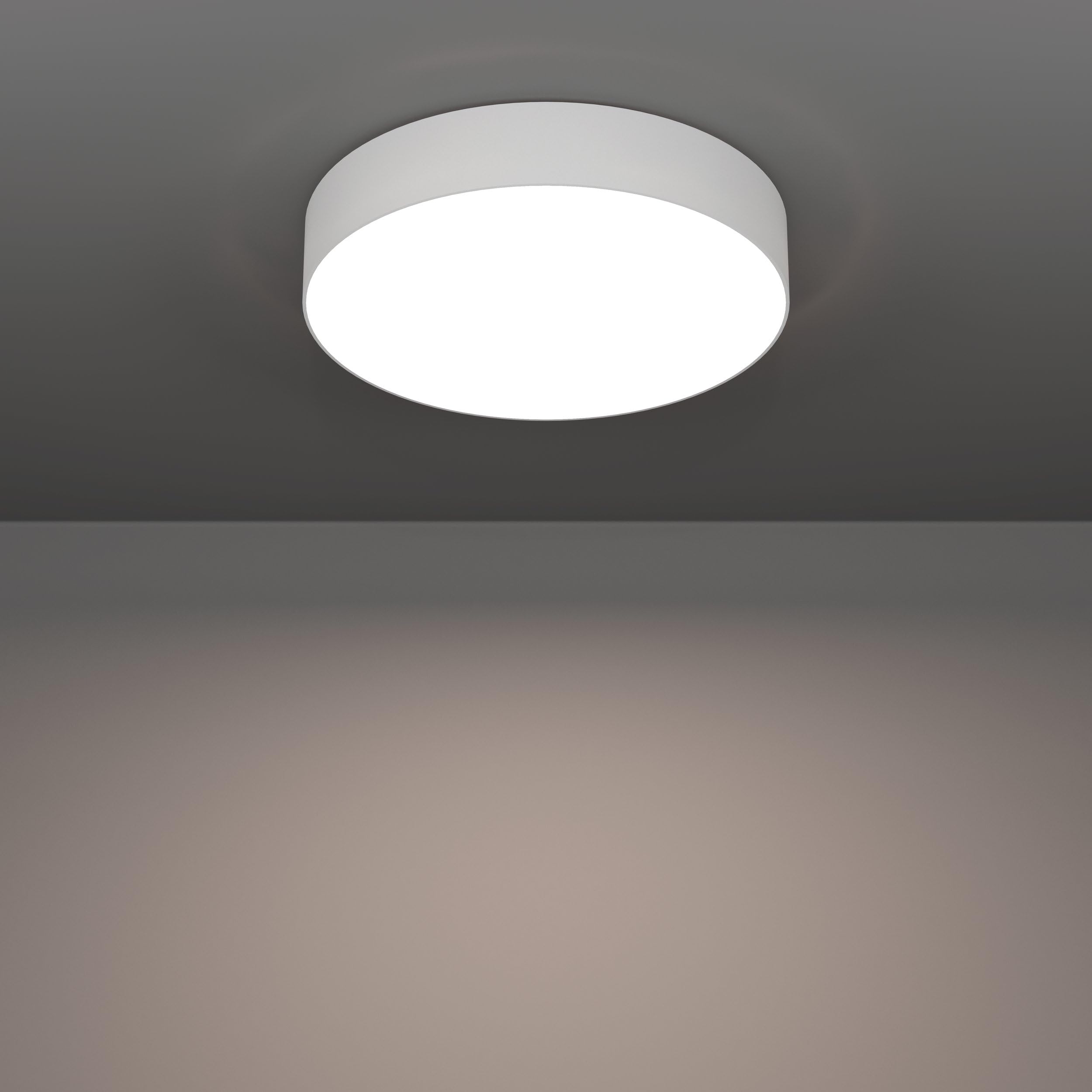 EGLO connect.z Smart-Home LED Deckenleuchte Gallizzi-Z, Ø 39 cm | ZigBee Deckenlampe, Matter, App und Sprachsteuerung Alexa, warmweiß-kaltweiß, RGB, dimmbar, Lampe Decke weiß