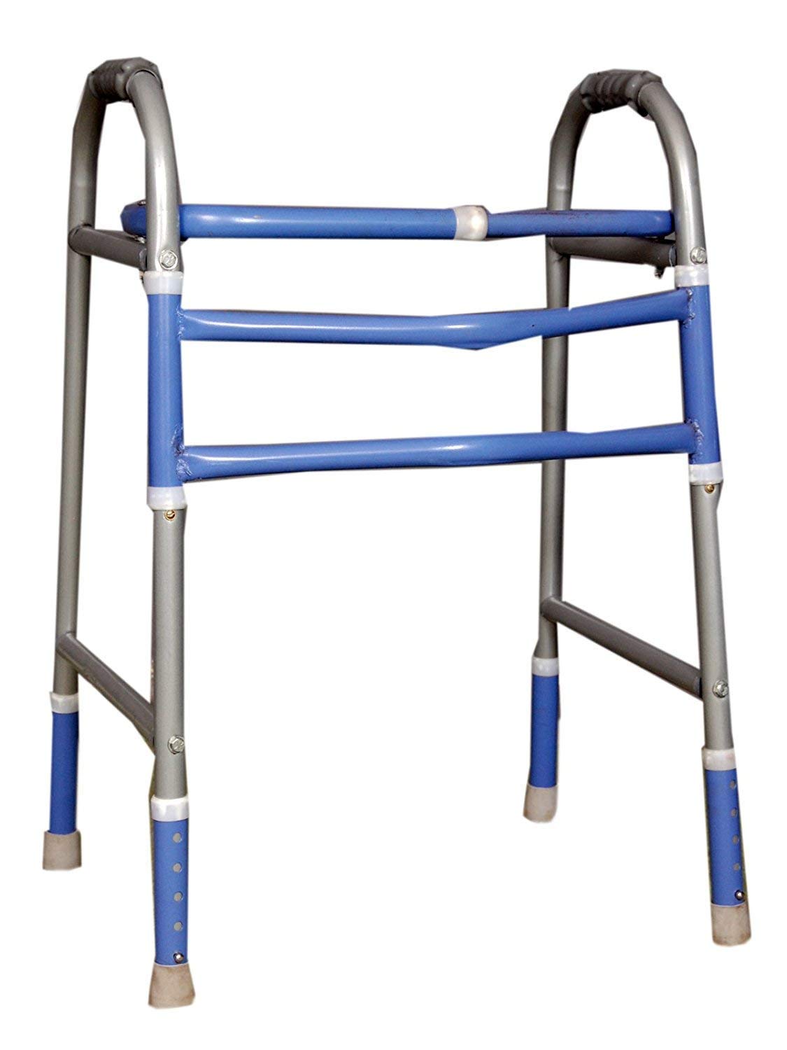 CLOUDTAIL Plain Double Bar Frame Balanced Adjustable Adult Walker-image-43