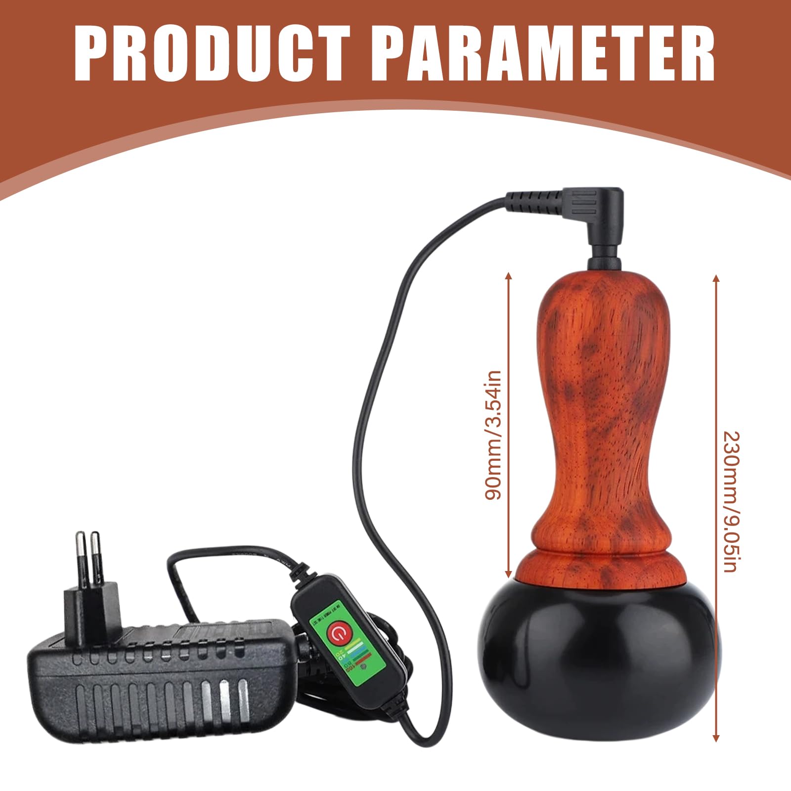 Hot Stone Massage Tragbar Heiße Massagesteine, Gua Sha Scraping Werkzeug Massager, Fünf-Gang-Temperaturregelung, Wärme-Massagetherapie für Home SPA Entspannung und Schmerzlinderung