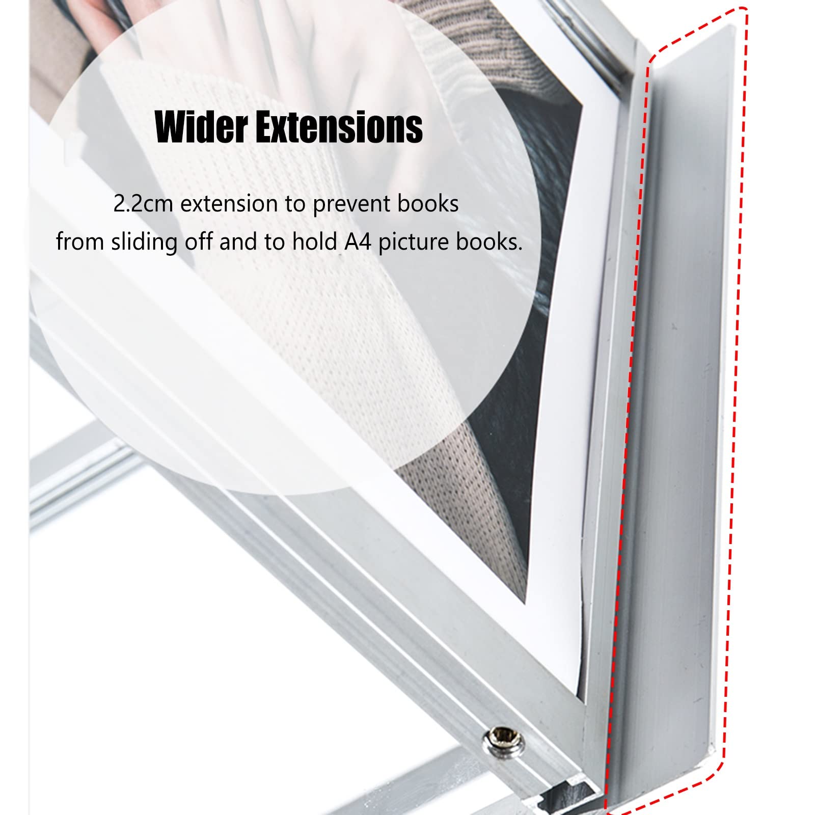zeitungsständer Zeitschriftenhalter Aus Aluminium, Faltbares Katalog-Literatur-Display-Regal, 6 Taschen Pop-up Doppelseitige Broschüre Stand Für Büro, Geschäft, Ausstellung, Messe