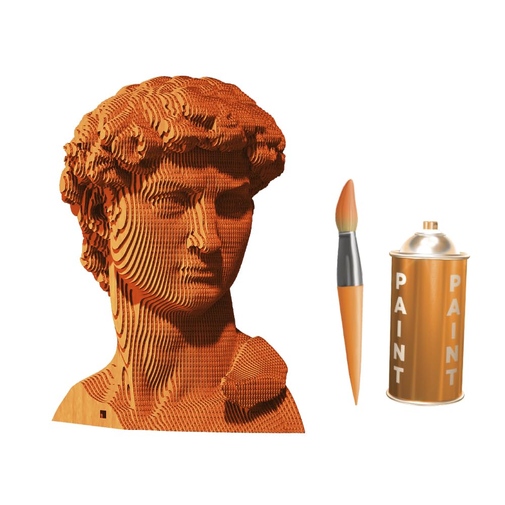 David Statue 3D-Puzzle aus Karton – Skulptur-Bausatz
