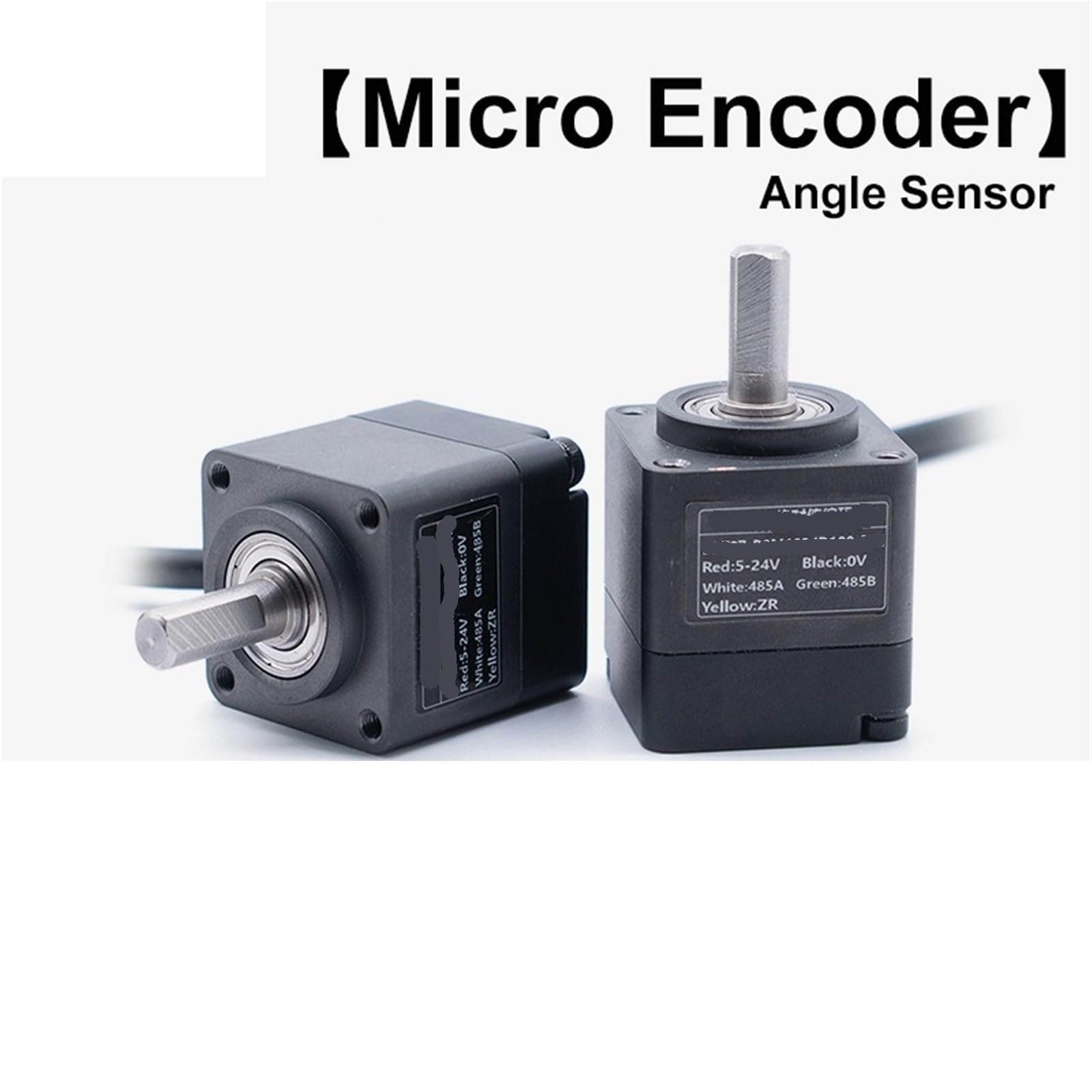 Absolutwertgeber Drehgeber Single Multiturn CAN RS485 Modbus 0-5V 4-20mA Winkelgeschwindigkeitssensor for Automatisierungslinien IP54(RS485 IP68,24turns 10bit)