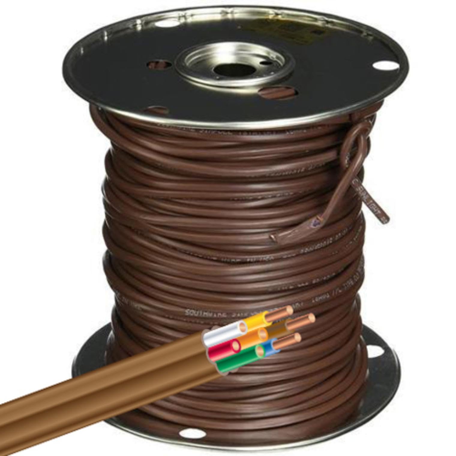 Southwire Thermostatkabel 18/7, 7 Leiter, 7 M – Für Heizungssteuerung & Alarmanlagen